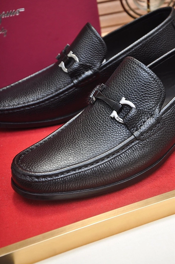 Reliable 2256 Salvatore Ferragamo Leather Shoes For Men