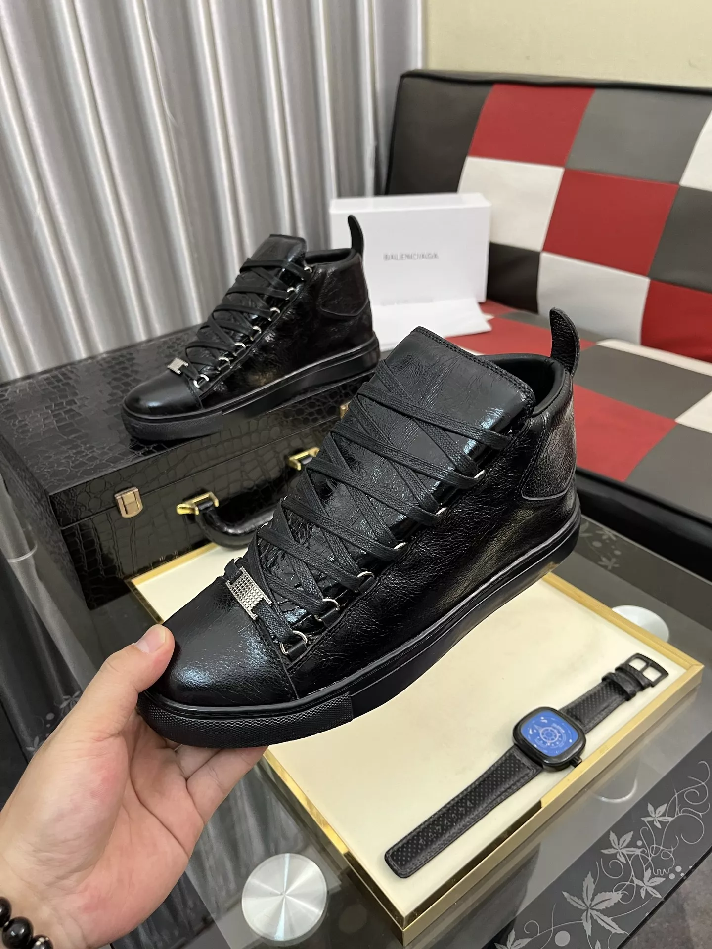 Reliable 2702 Balenciaga High Tops Shoes For Men