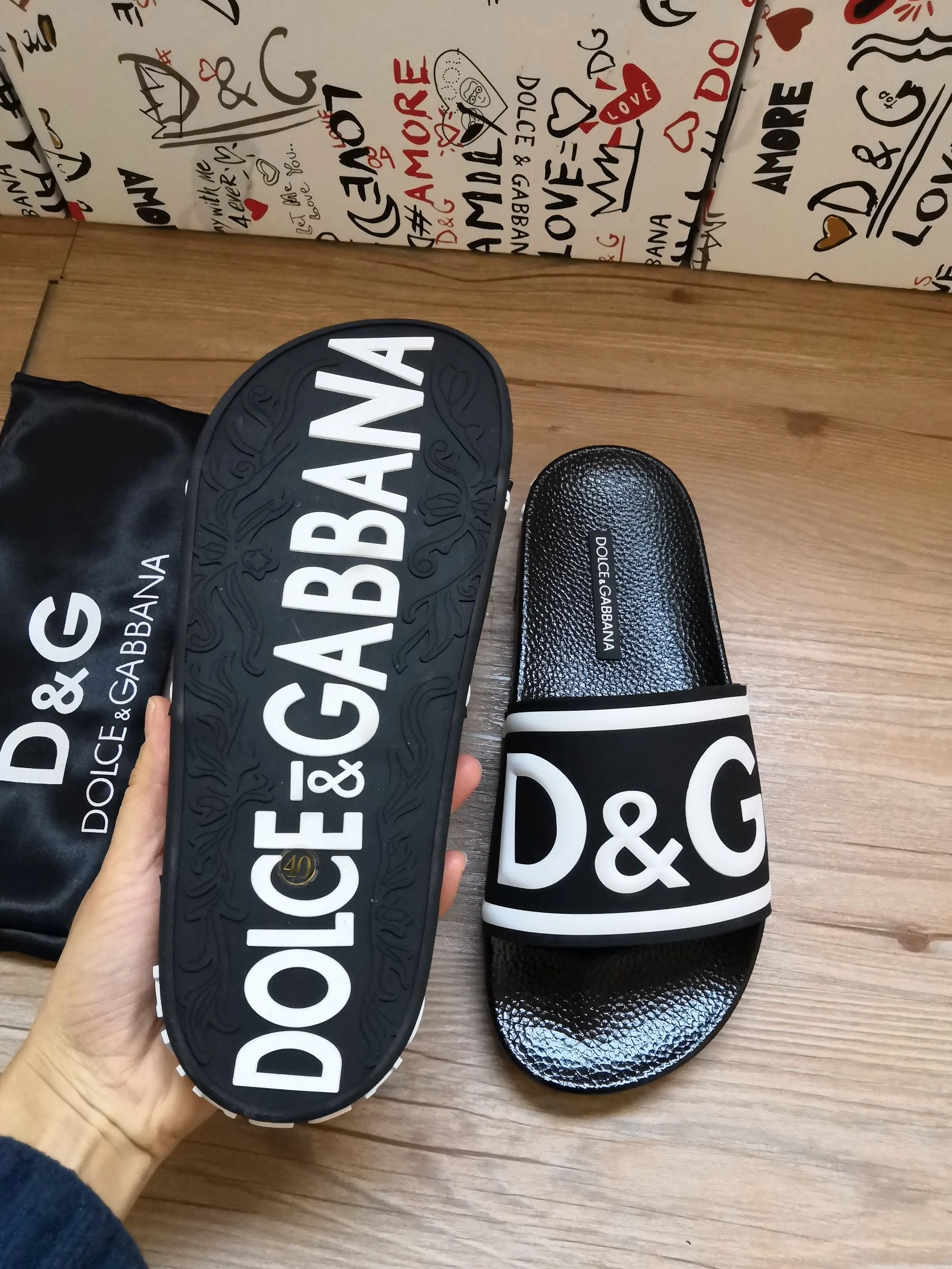 Reliable 2899 Dolce & Gabbana D&G Slippers For Men