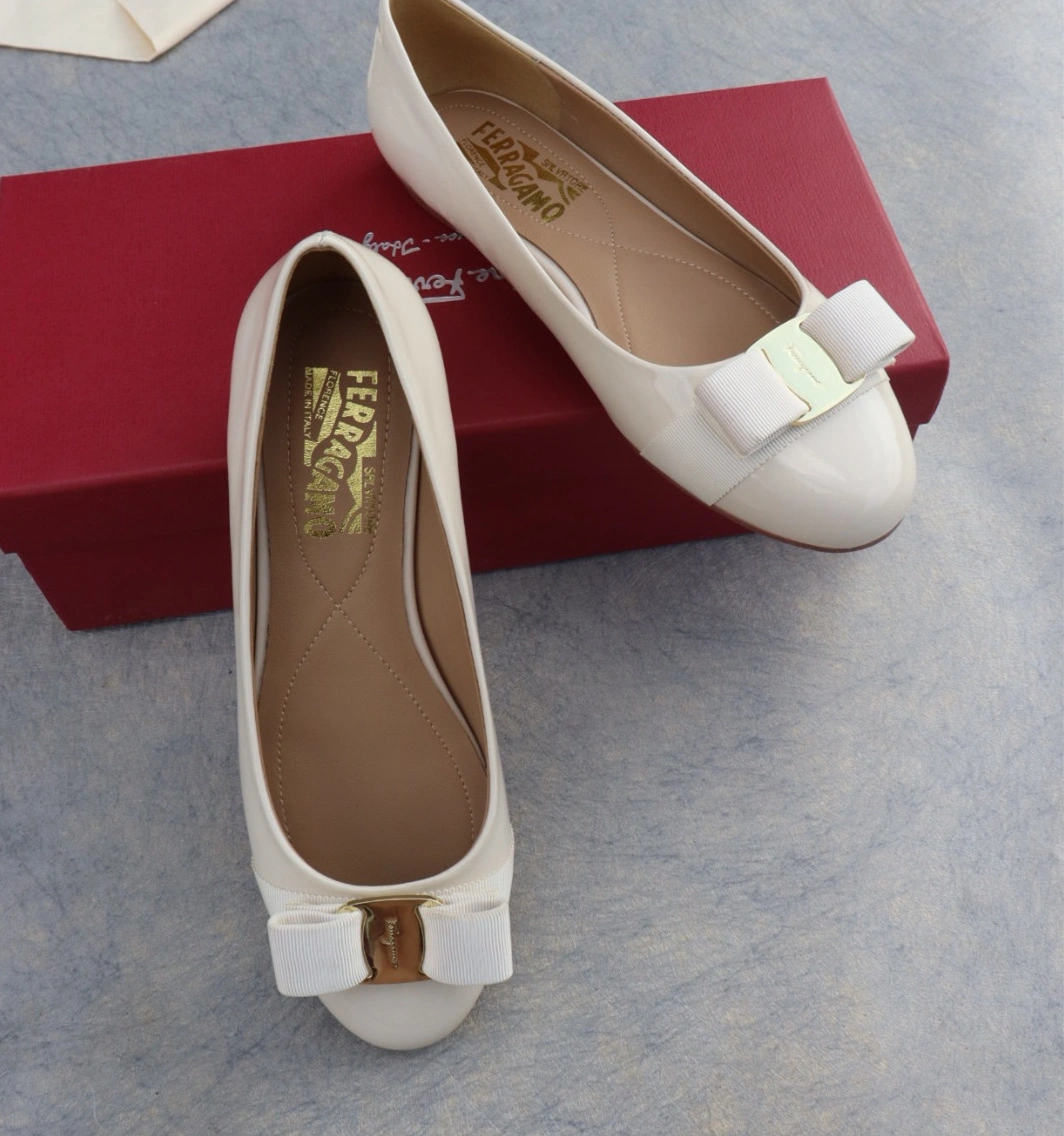 Reliable 3190 Salvatore Ferragamo Flat Shoes For Women