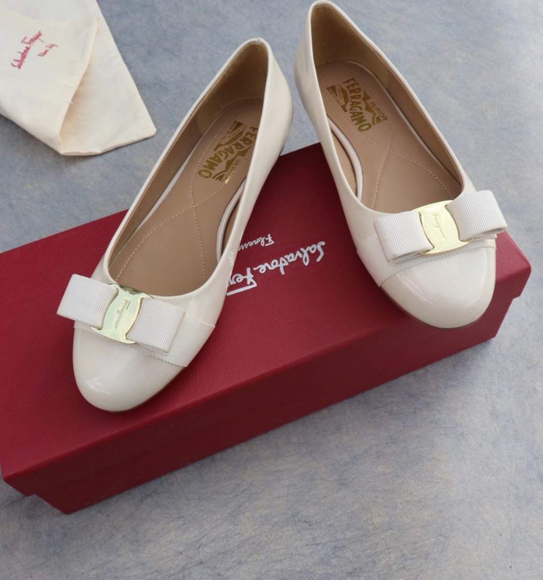 Reliable 3190 Salvatore Ferragamo Flat Shoes For Women