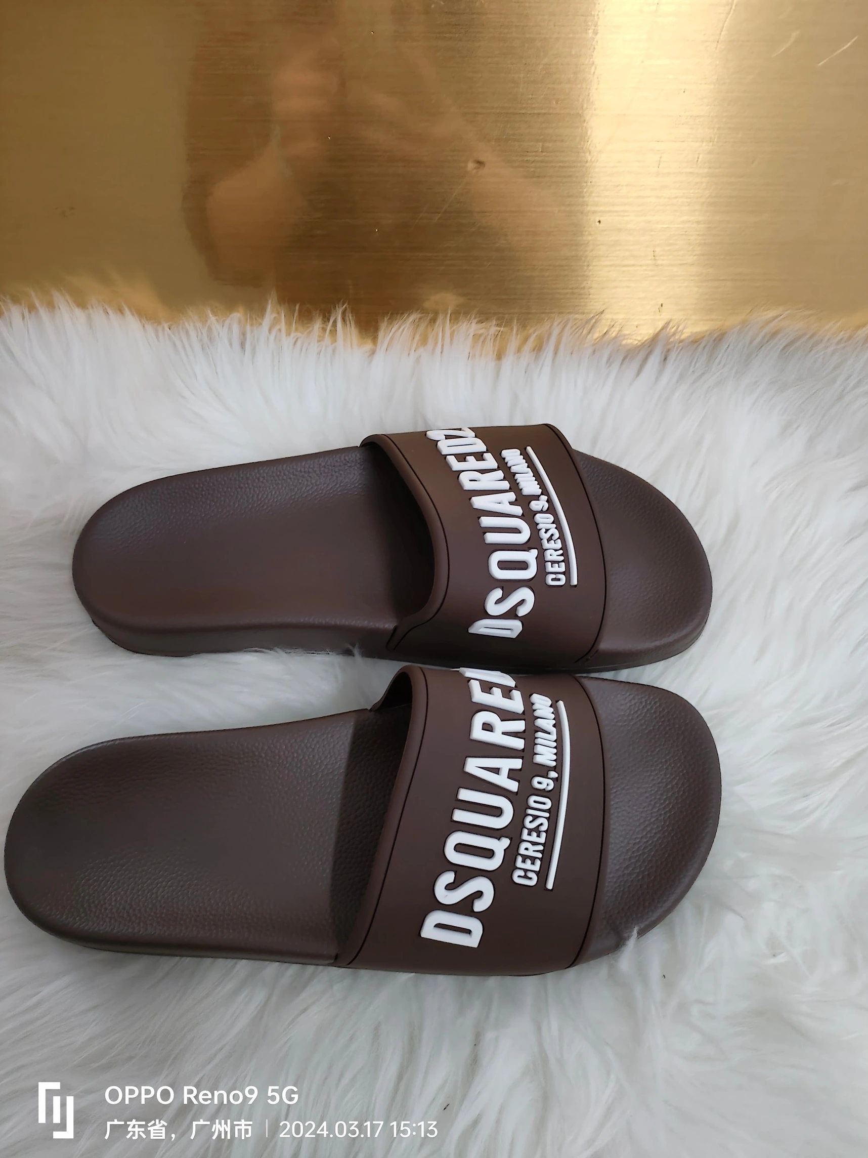 Reliable 3458 Dsquared Slippers For Men