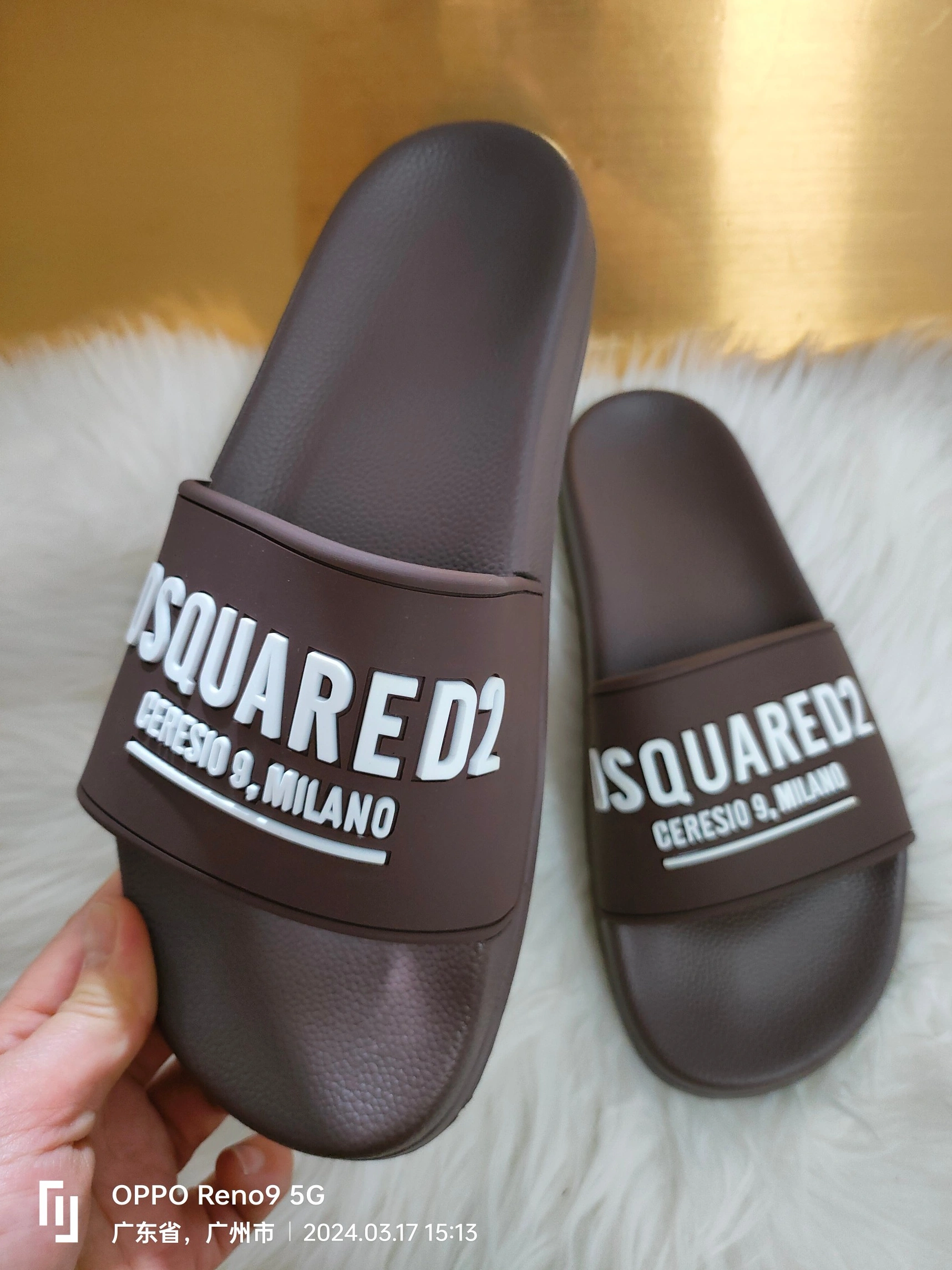 Reliable 3458 Dsquared Slippers For Men