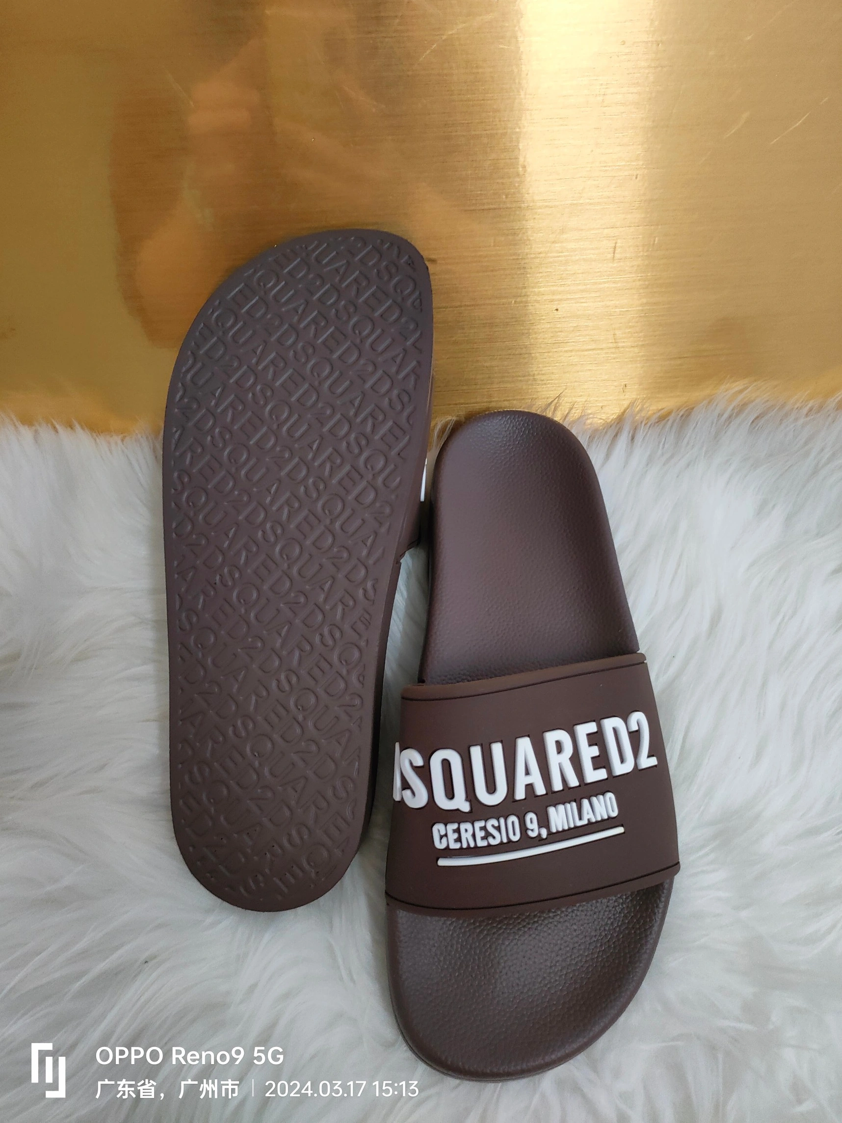 Reliable 3458 Dsquared Slippers For Men