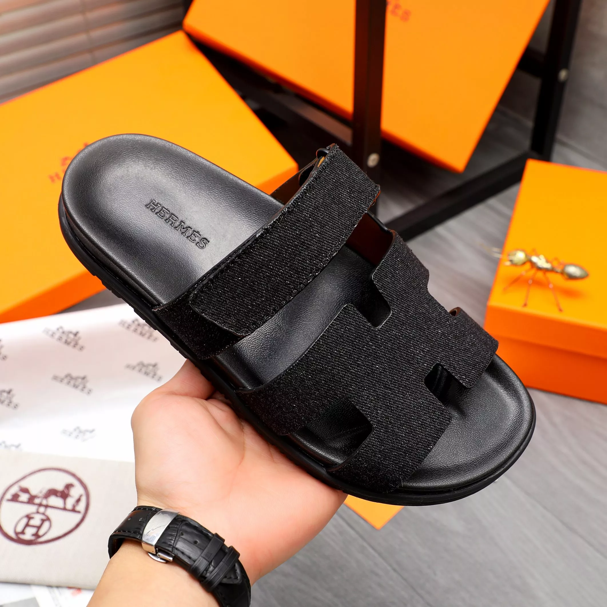 Reliable 3674 Hermes Slippers For Men