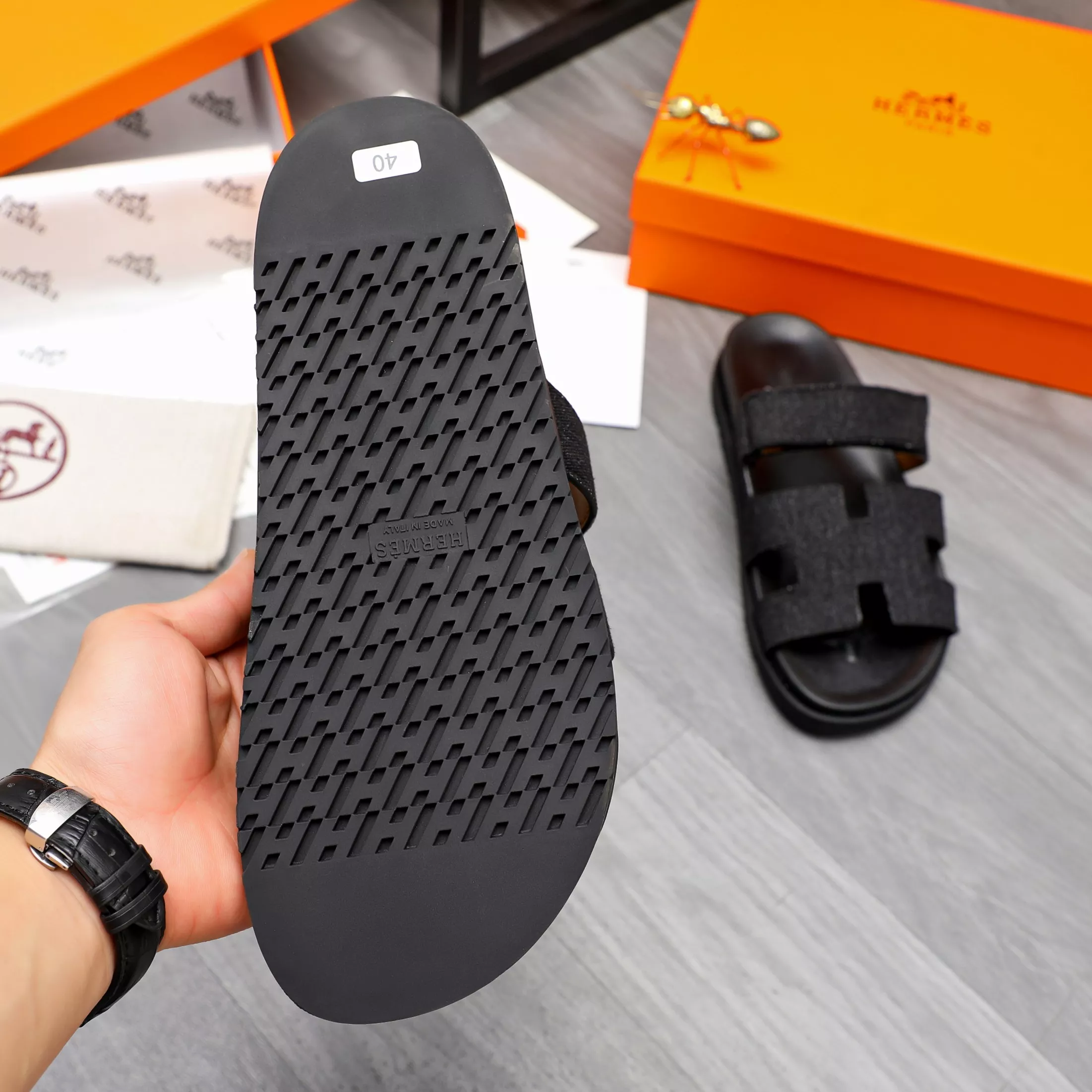Reliable 3674 Hermes Slippers For Men