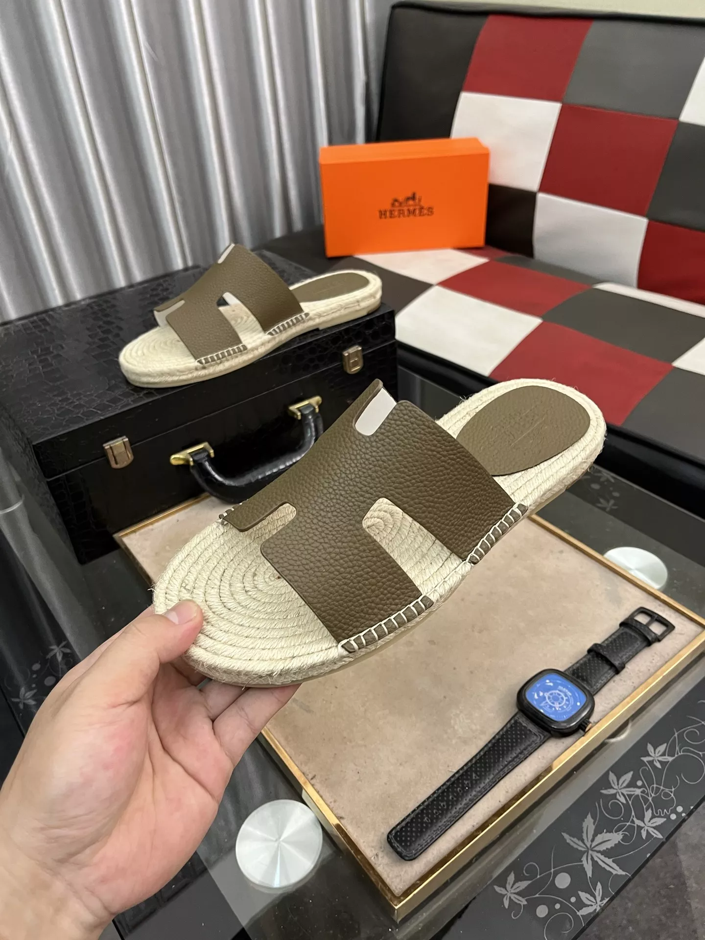 Reliable 3681 Hermes Slippers For Men