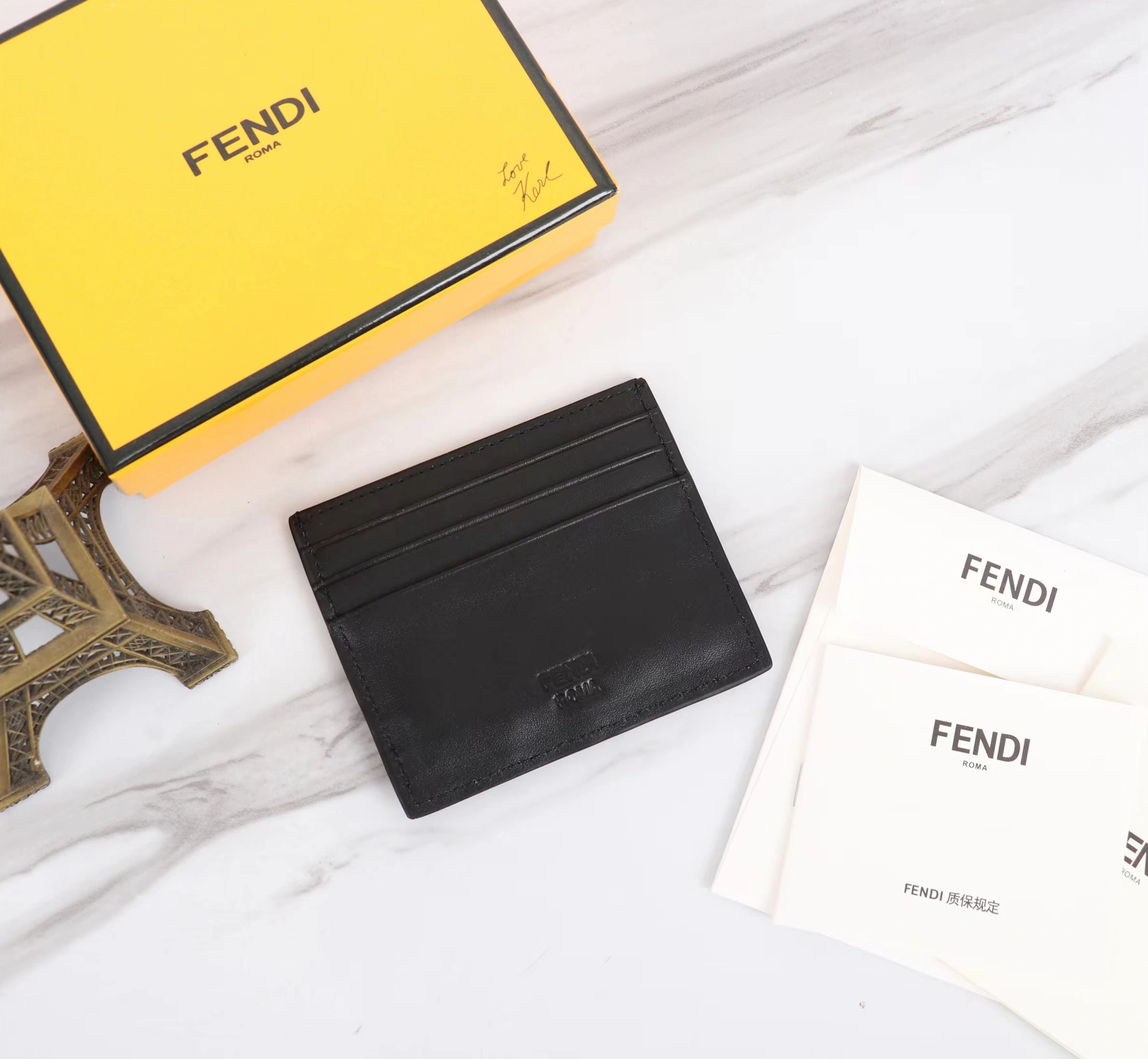 Reliable 3745 Fendi AAA Quality Card Case For Unisex