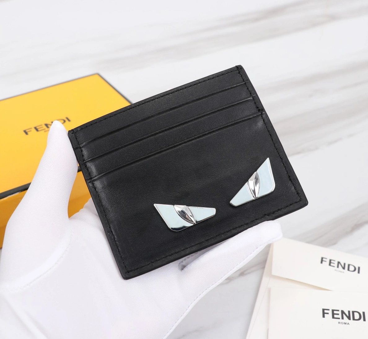 Reliable 3745 Fendi AAA Quality Card Case For Unisex