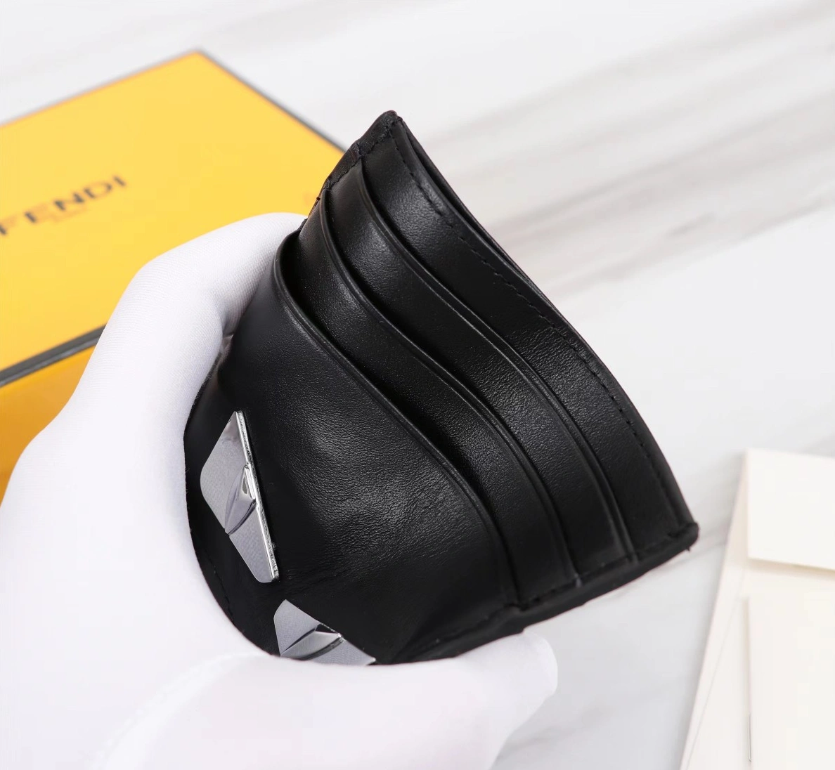Reliable 3745 Fendi AAA Quality Card Case For Unisex
