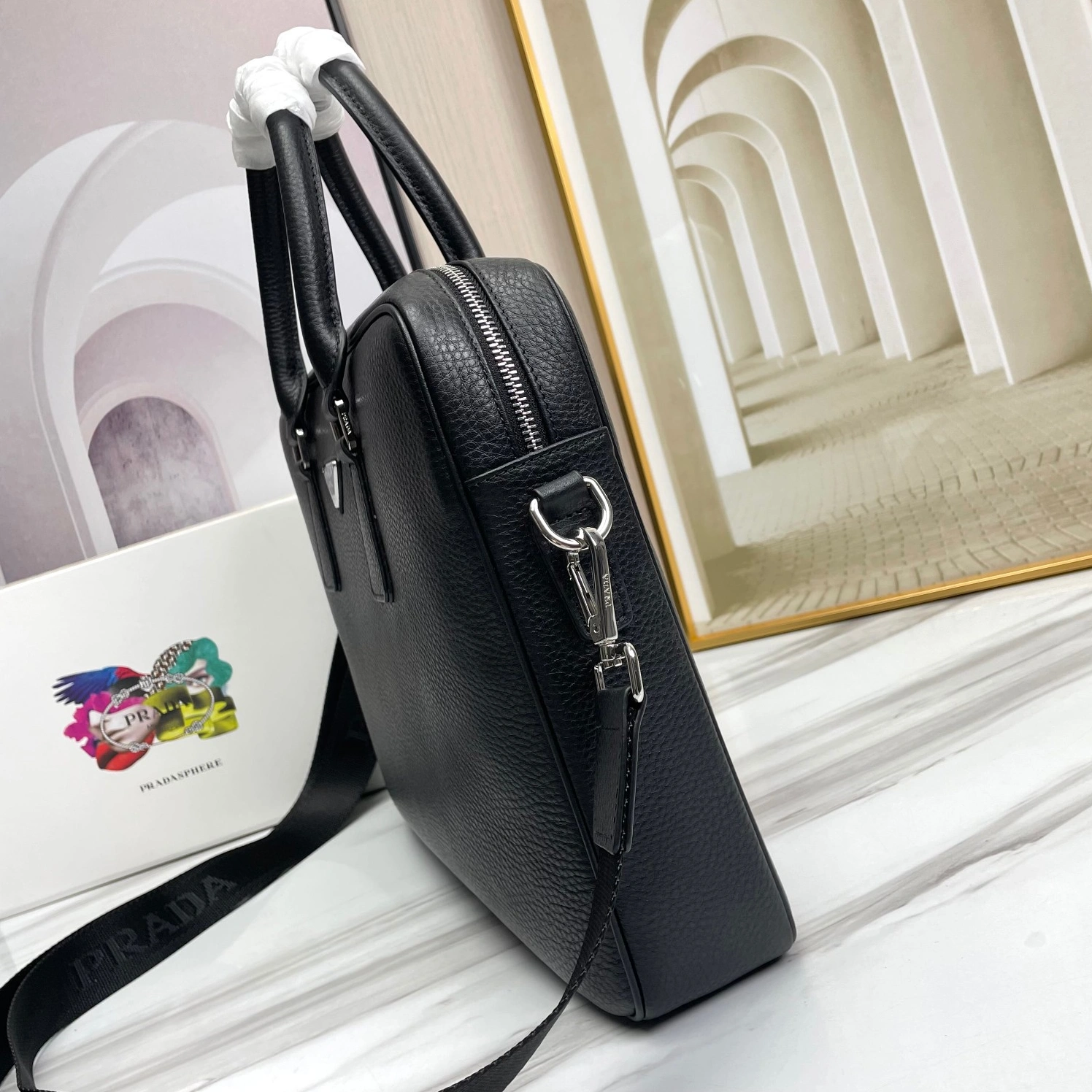 Reliable 4136 Prada AAA Man Handbags