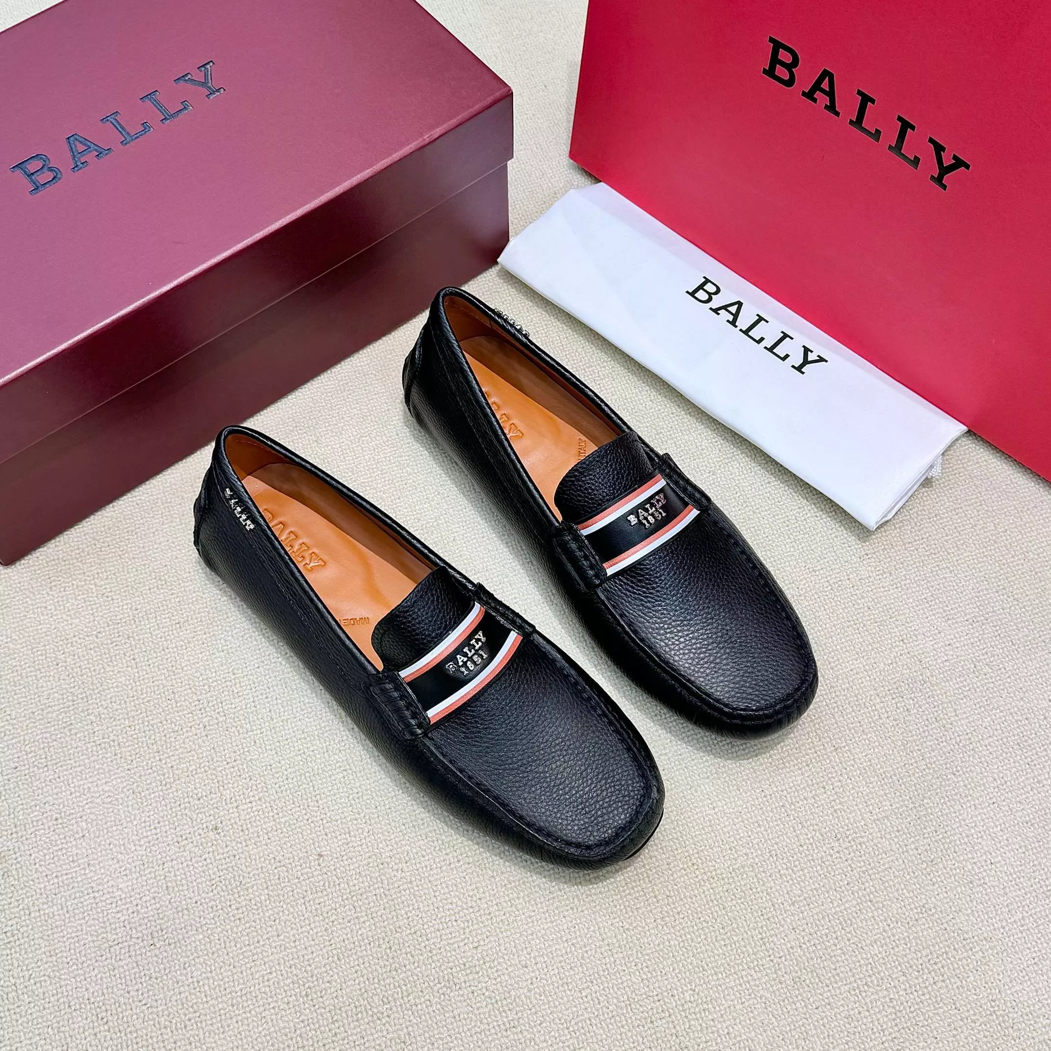 Reliable 4488 Bally Leather Shoes For Men