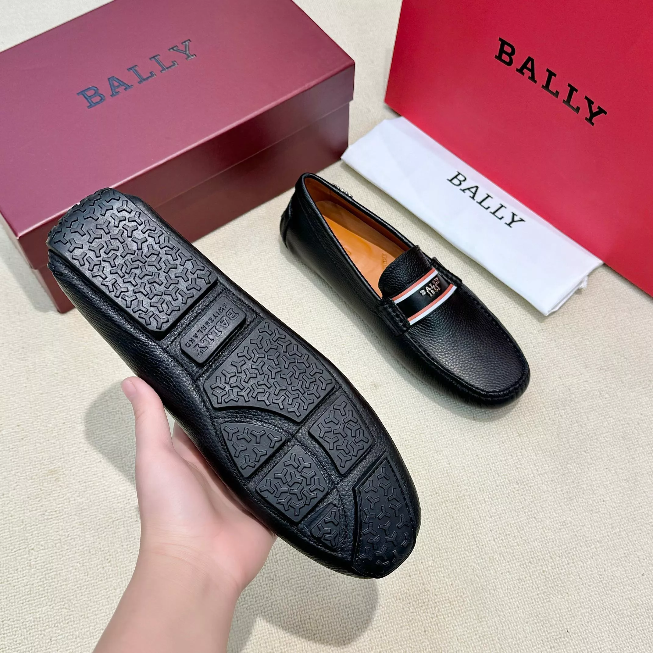Reliable 4488 Bally Leather Shoes For Men