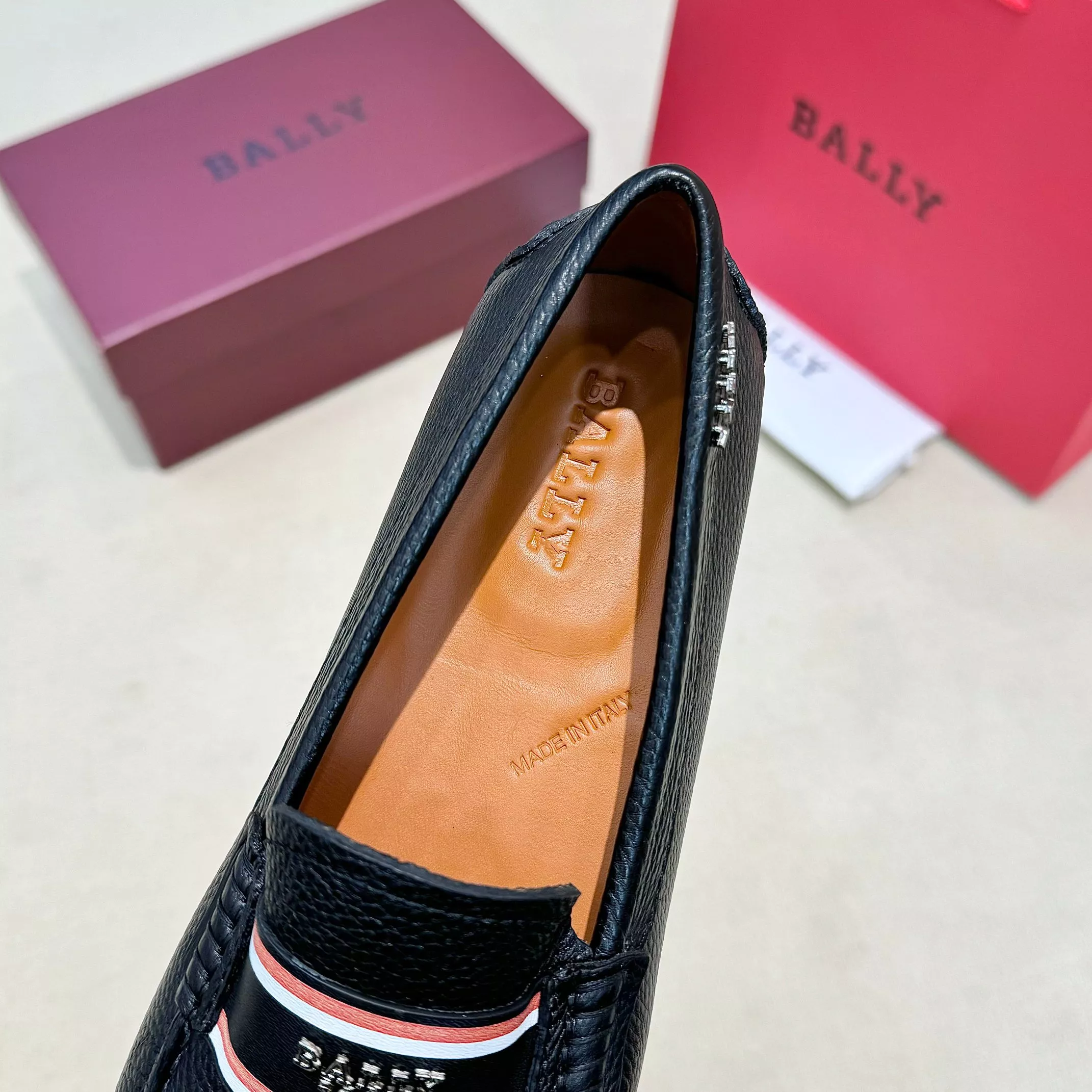 Reliable 4488 Bally Leather Shoes For Men