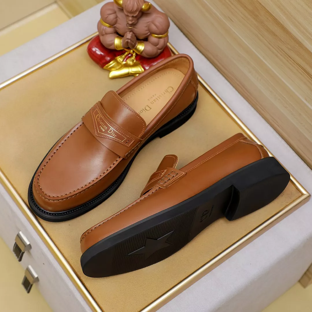 Reliable 4984 Christian Dior Leather Shoes For Men