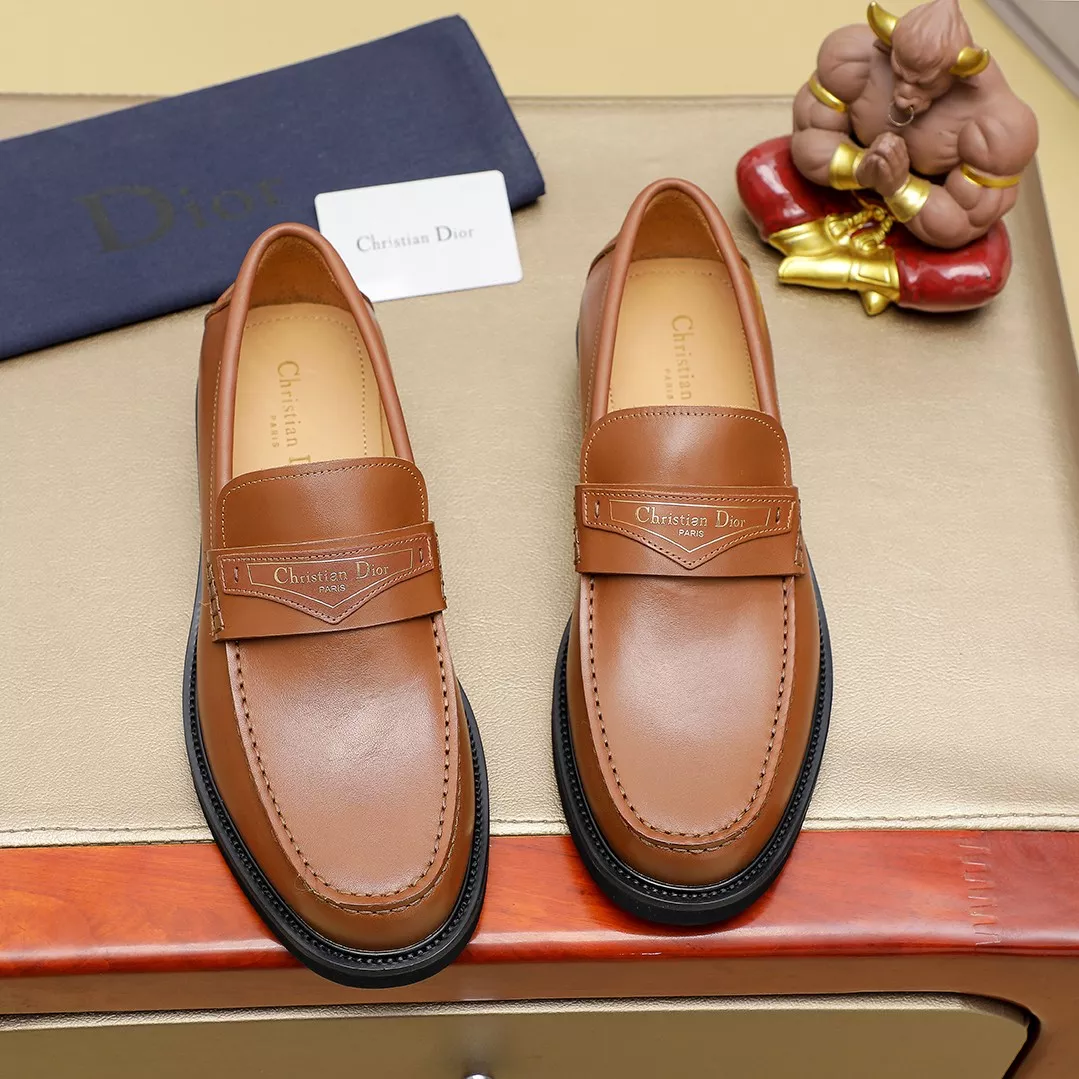 Reliable 4984 Christian Dior Leather Shoes For Men