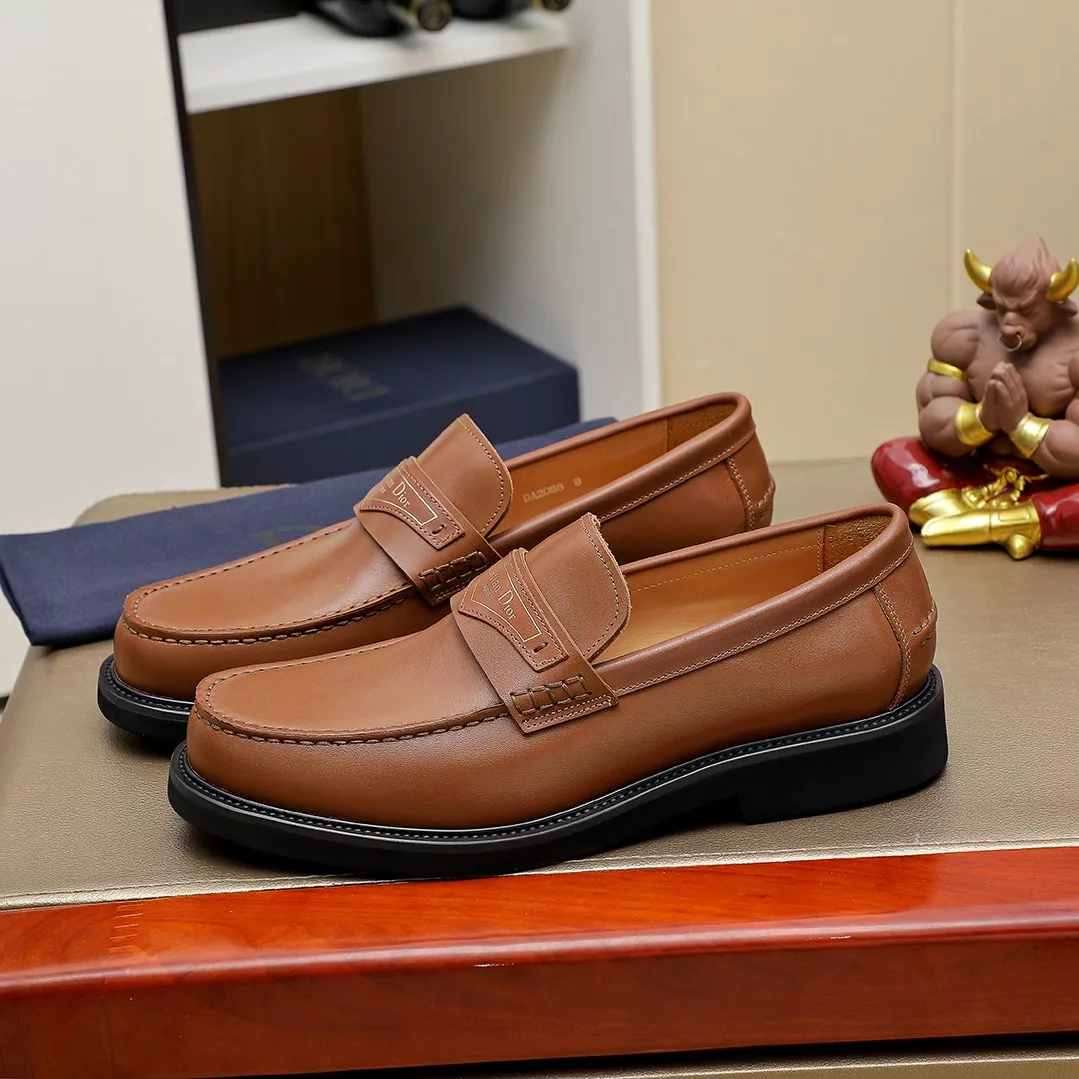 Reliable 4984 Christian Dior Leather Shoes For Men