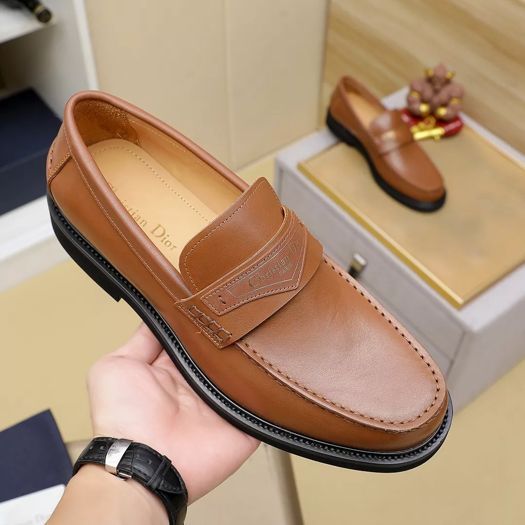 Reliable 4984 Christian Dior Leather Shoes For Men