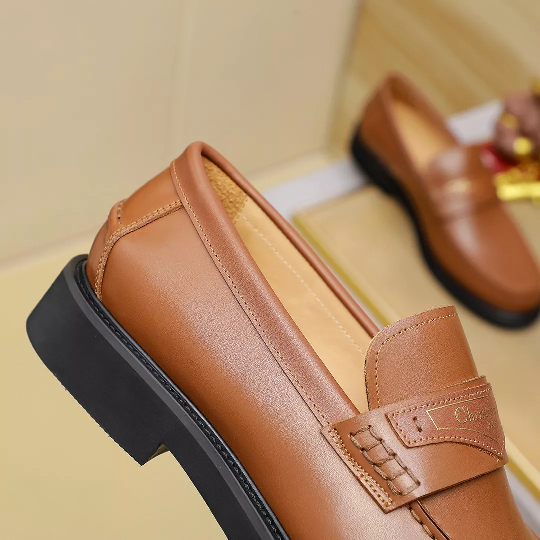 Reliable 4984 Christian Dior Leather Shoes For Men