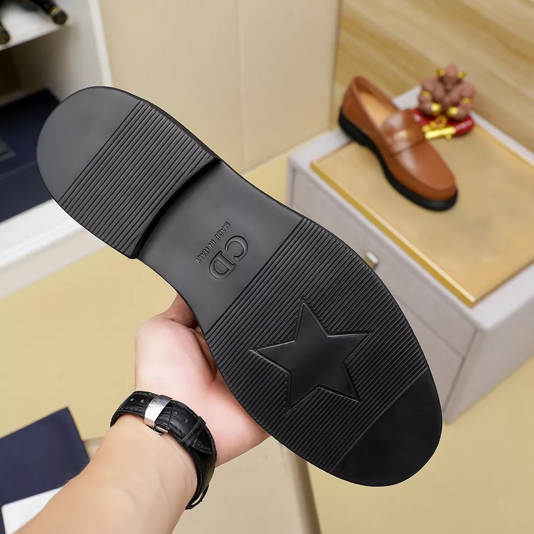 Reliable 4984 Christian Dior Leather Shoes For Men