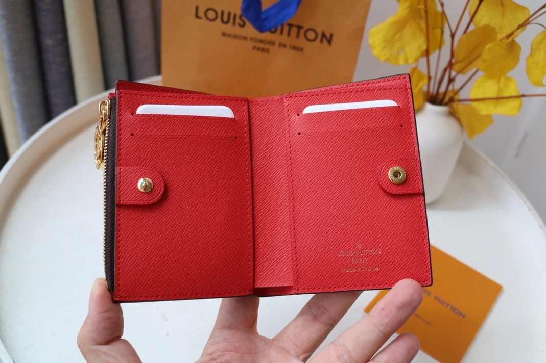 Reliable 5370 Louis Vuitton AAA Quality Card Case In Red