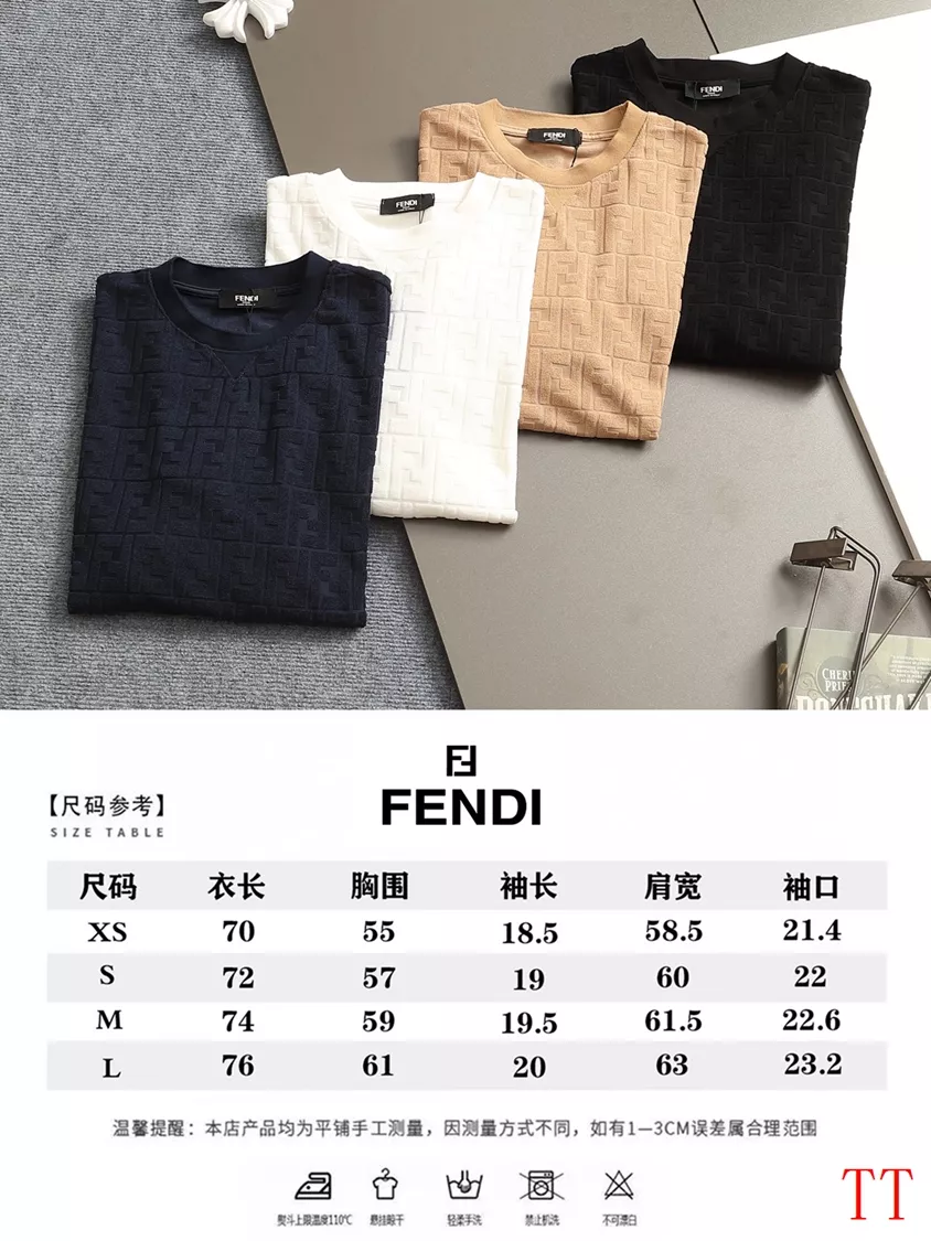Reliable 5607 Fendi T-Shirts Short Sleeved For Unisex