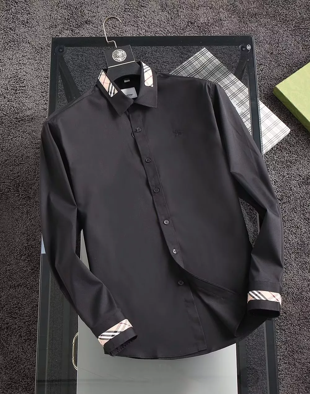 Reliable 6284 Burberry Shirts Long Sleeved For Men
