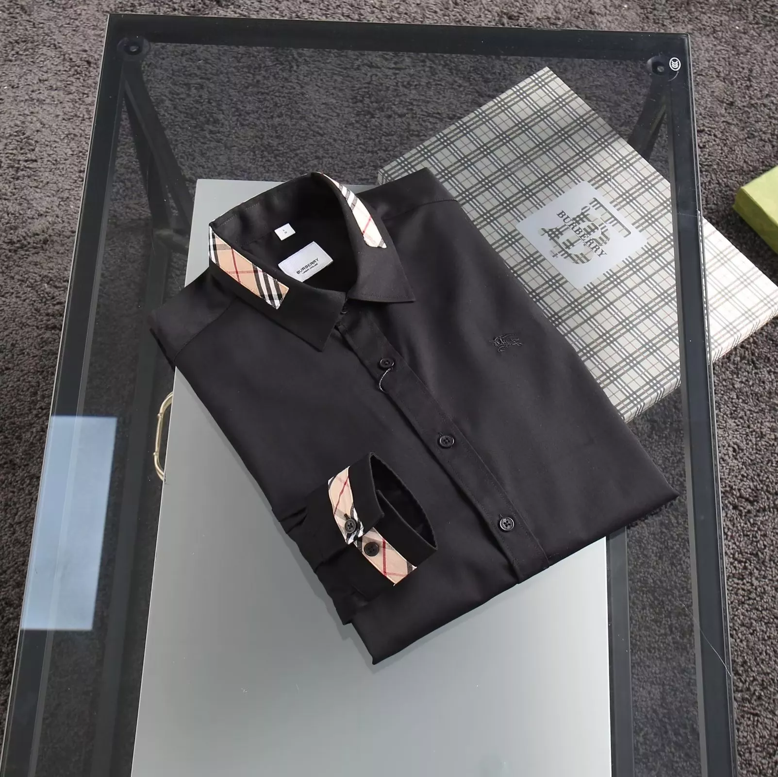 Reliable 6284 Burberry Shirts Long Sleeved For Men