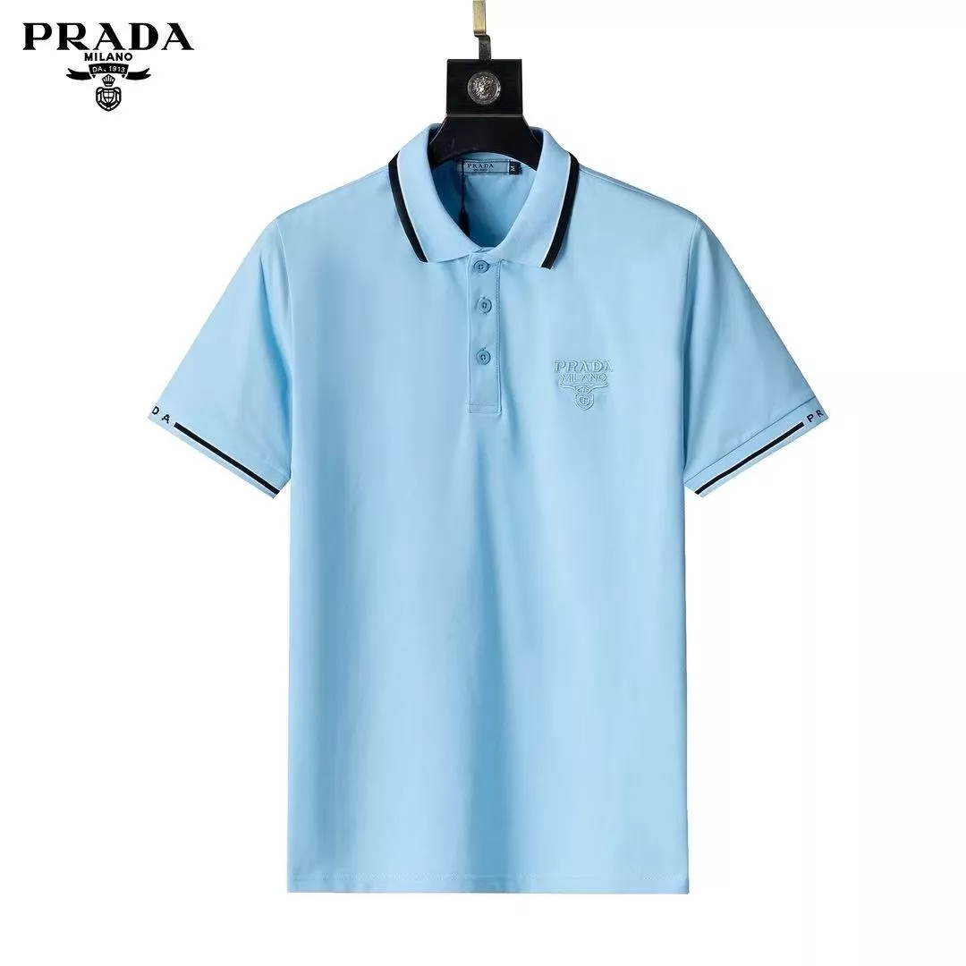 Reliable 6313 Prada T-Shirts Short Sleeved For Men