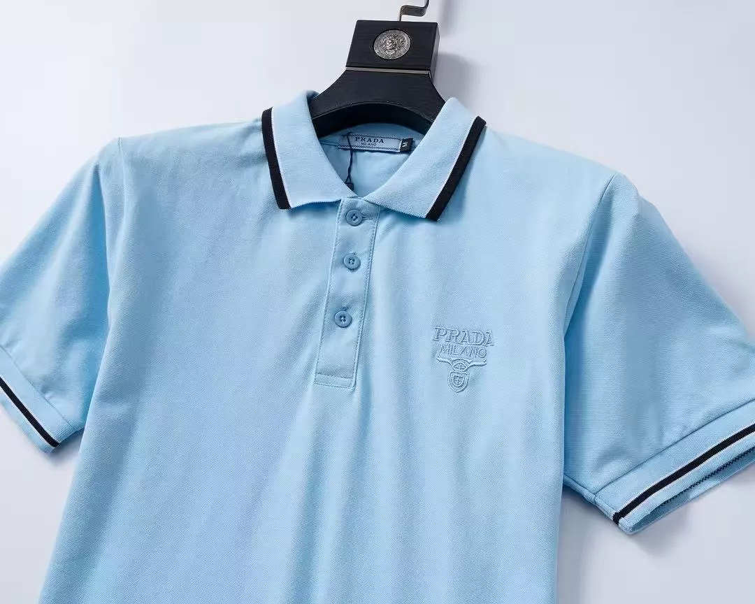 Reliable 6313 Prada T-Shirts Short Sleeved For Men