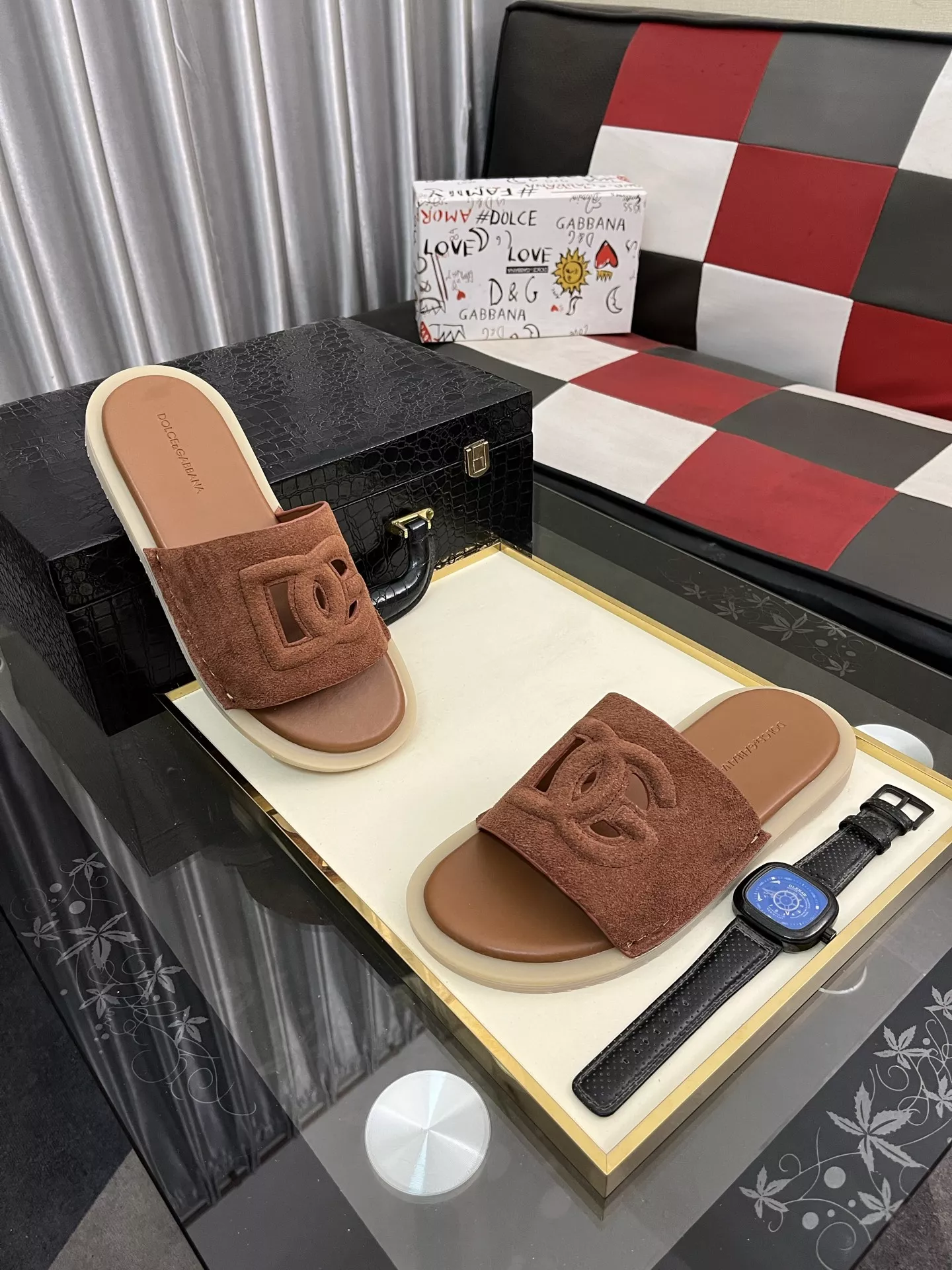 Reliable 6406 Dolce & Gabbana D&G Slippers For Men