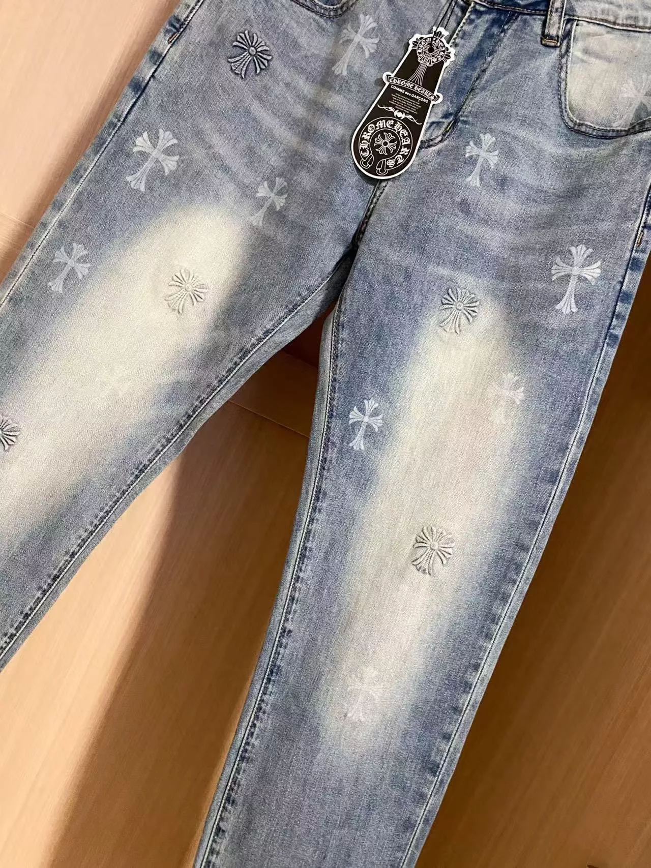 Reliable 6889 Chrome Hearts Jeans For Men