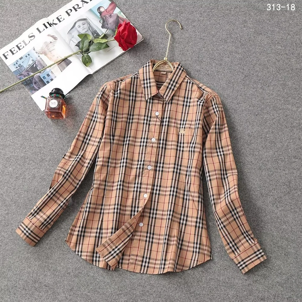 Reliable 7196 Burberry Shirts Long Sleeved For Women