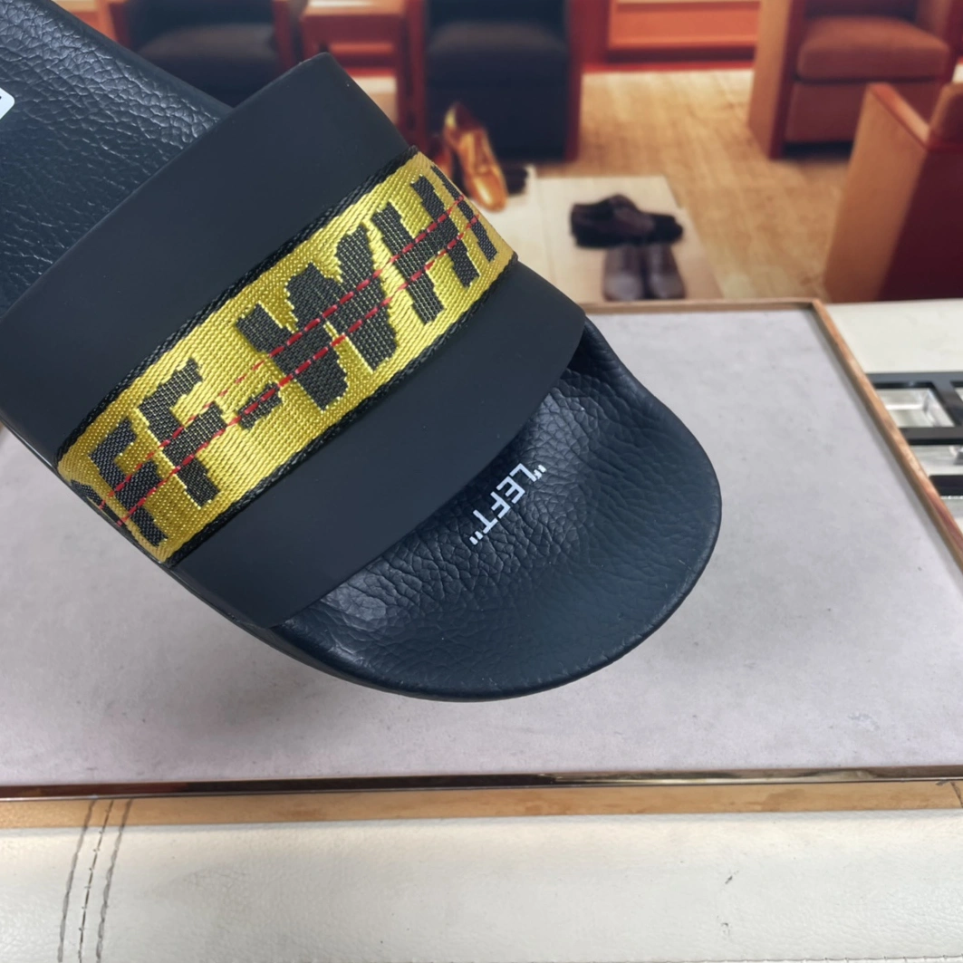 Reliable 7246 Off-White Slippers For Men