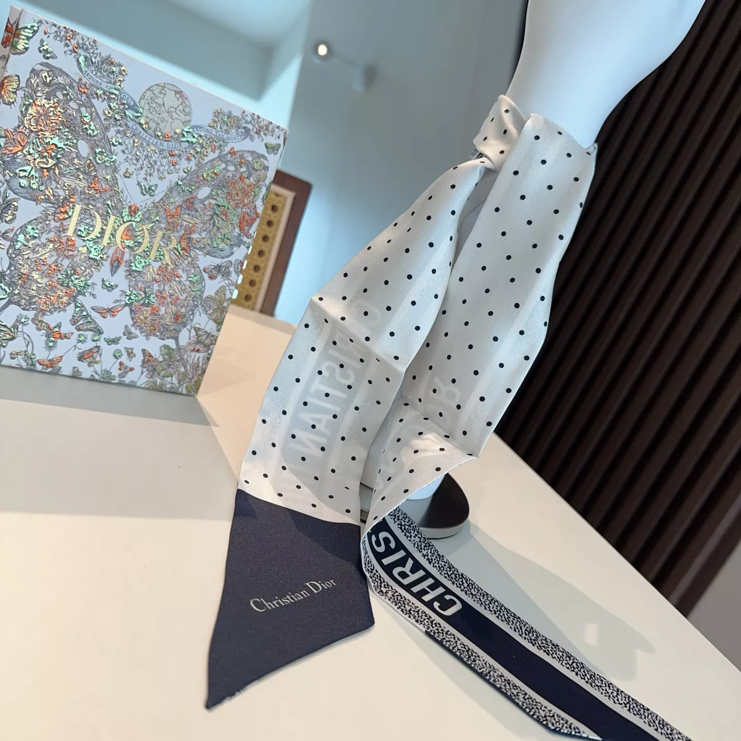 Reliable 727 Christian Dior Silk Scarf