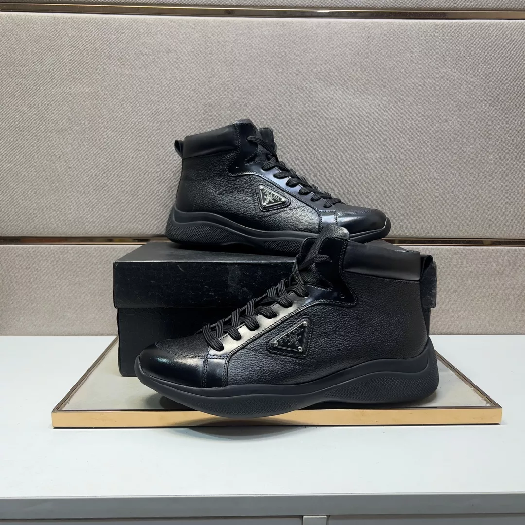 Reliable 7499 Prada High Top Shoes For Men