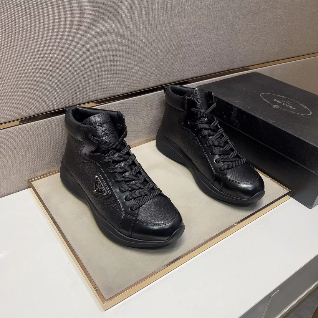 Reliable 7499 Prada High Top Shoes For Men