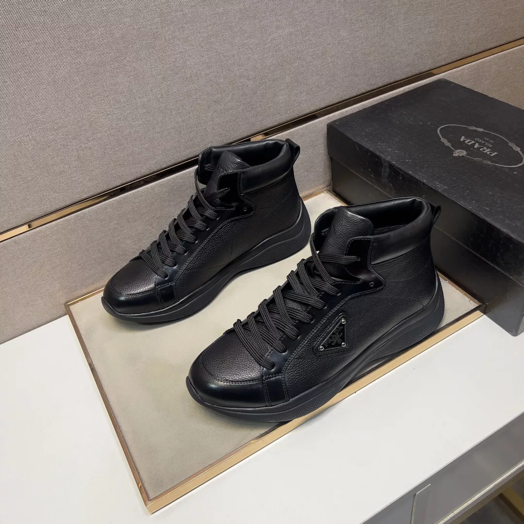 Reliable 7499 Prada High Top Shoes For Men