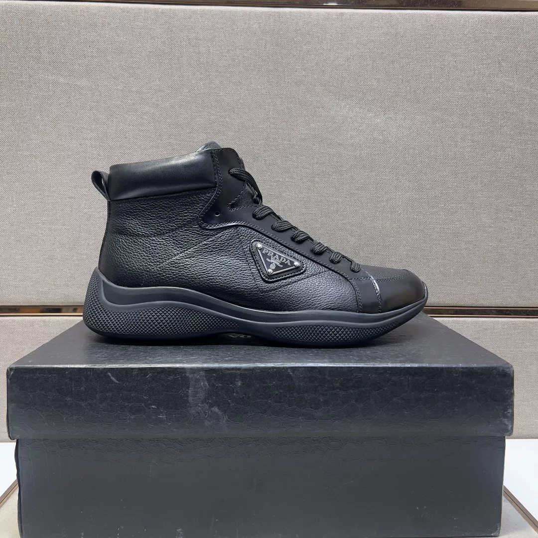 Reliable 7499 Prada High Top Shoes For Men