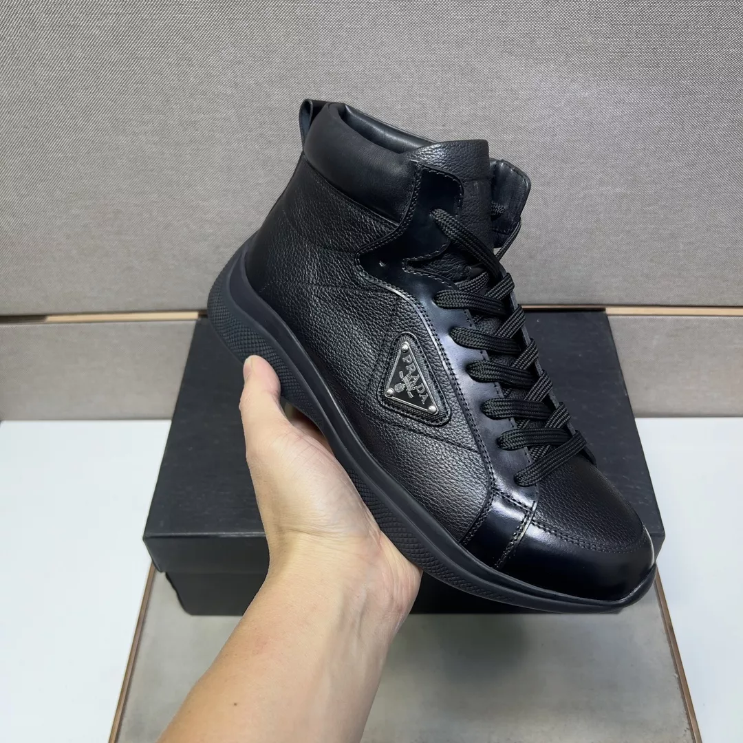 Reliable 7499 Prada High Top Shoes For Men