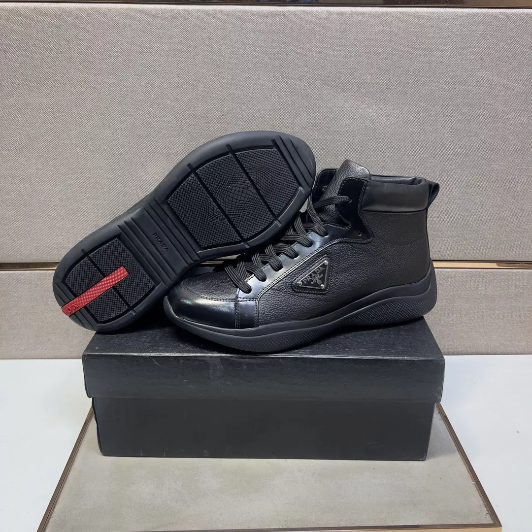 Reliable 7499 Prada High Top Shoes For Men