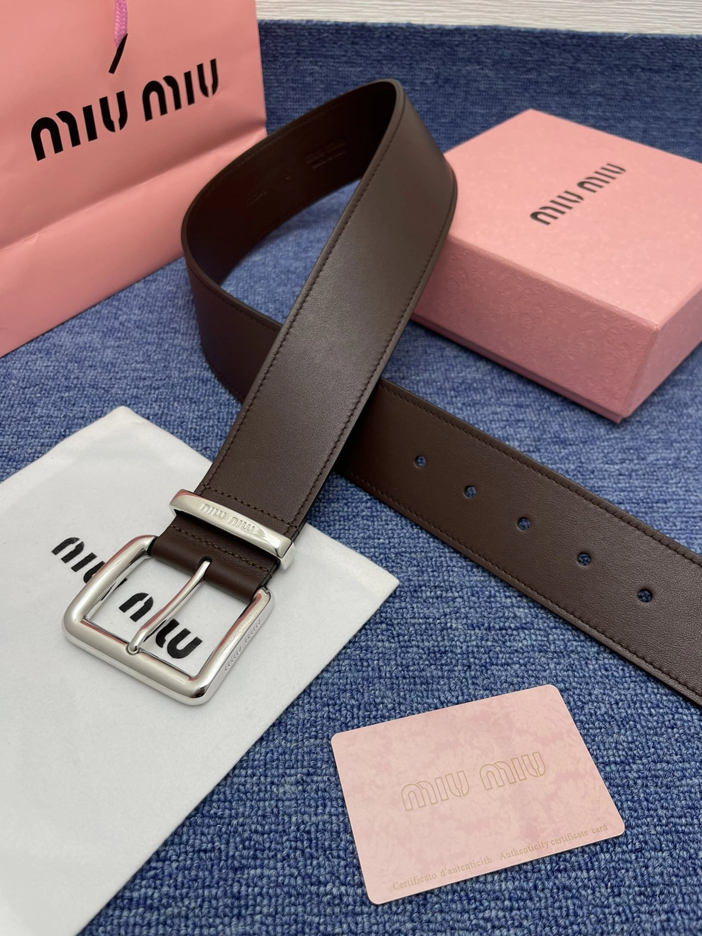 Reliable 778 MIU MIU AAA Quality Belts For Women
