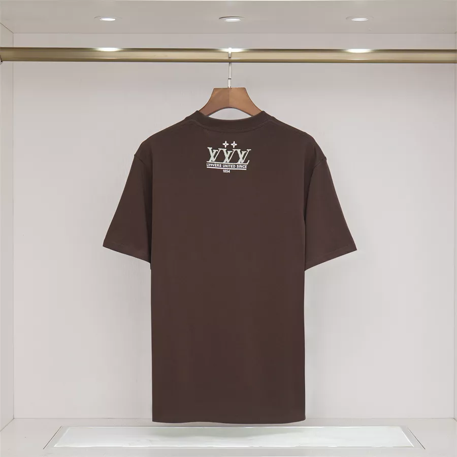 Reliable 8357 Louis Vuitton LV T-Shirts Short Sleeved For Unisex
