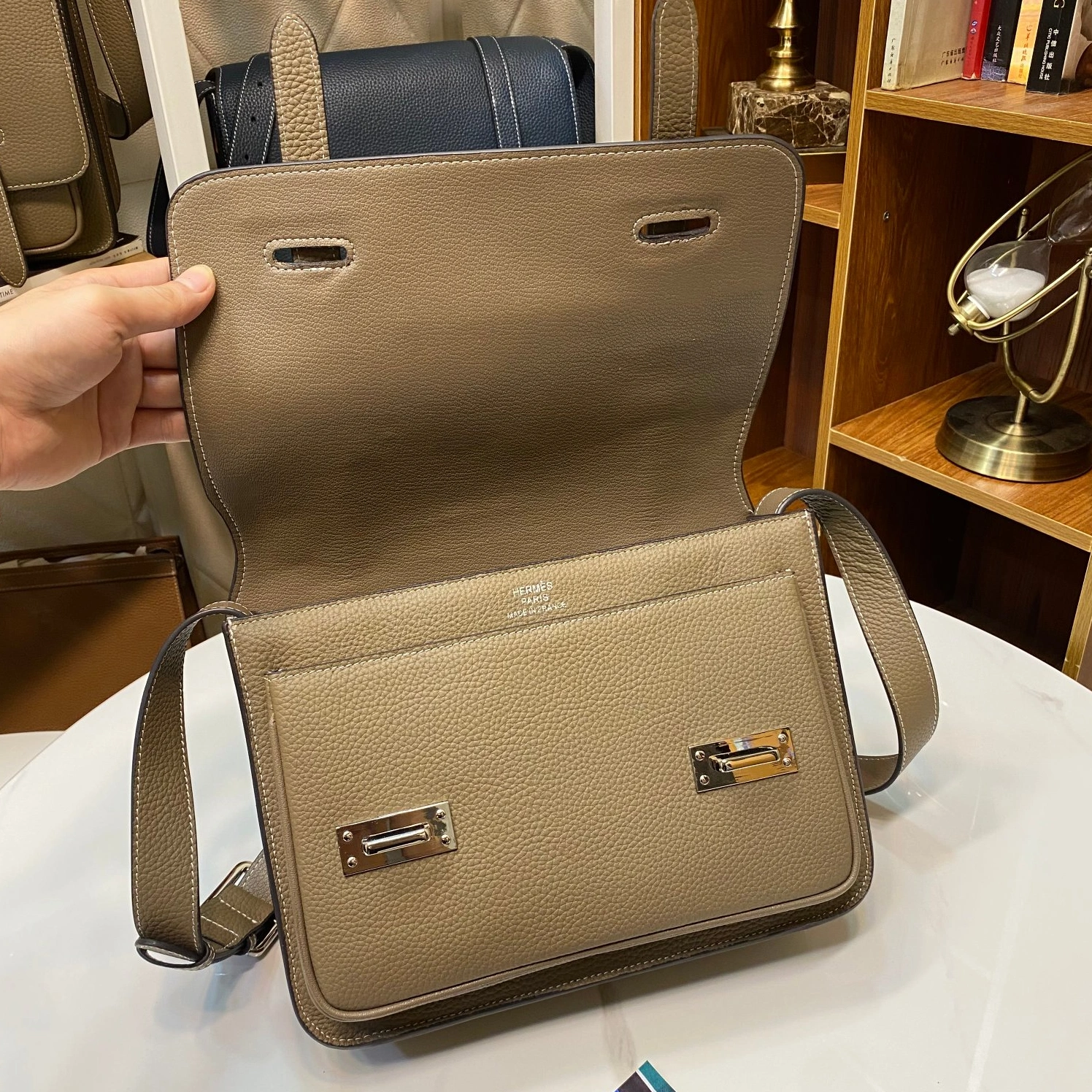 Reliable 8649 Hermes AAA Man Messenger Bags