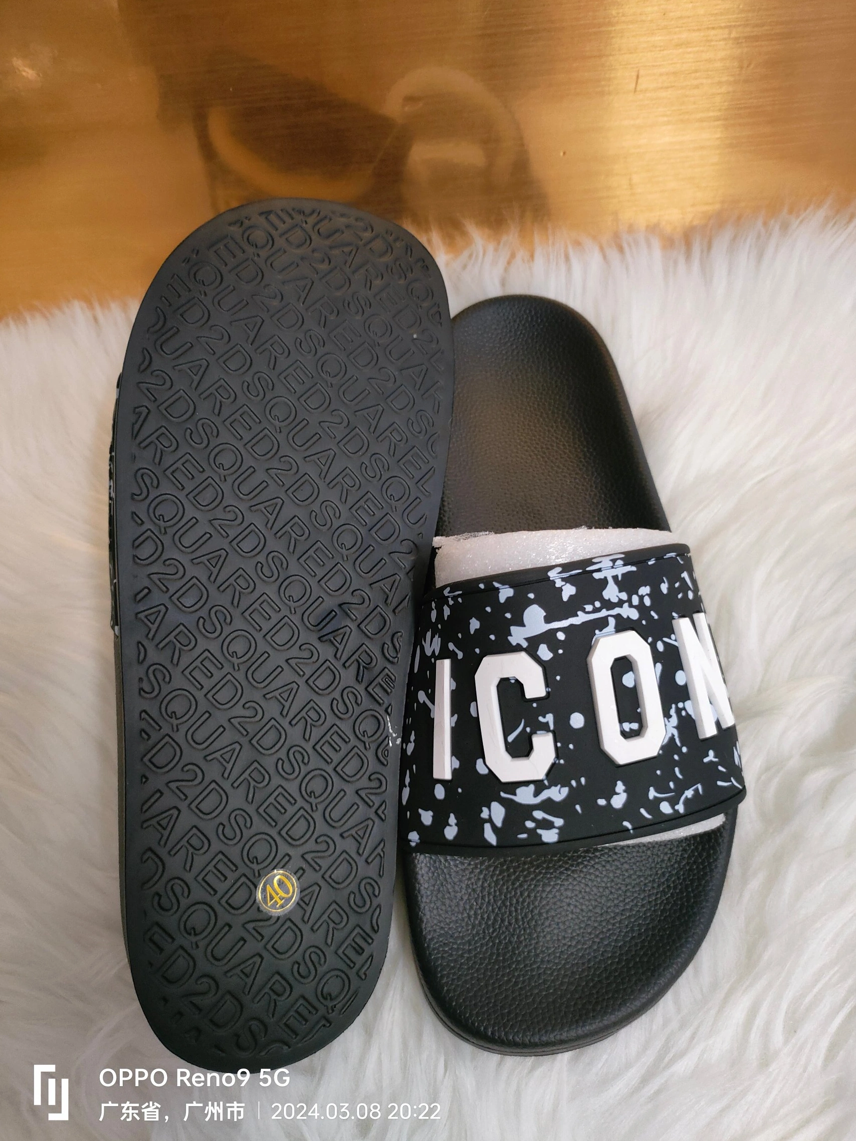 Reliable 9303 Dsquared Slippers For Women