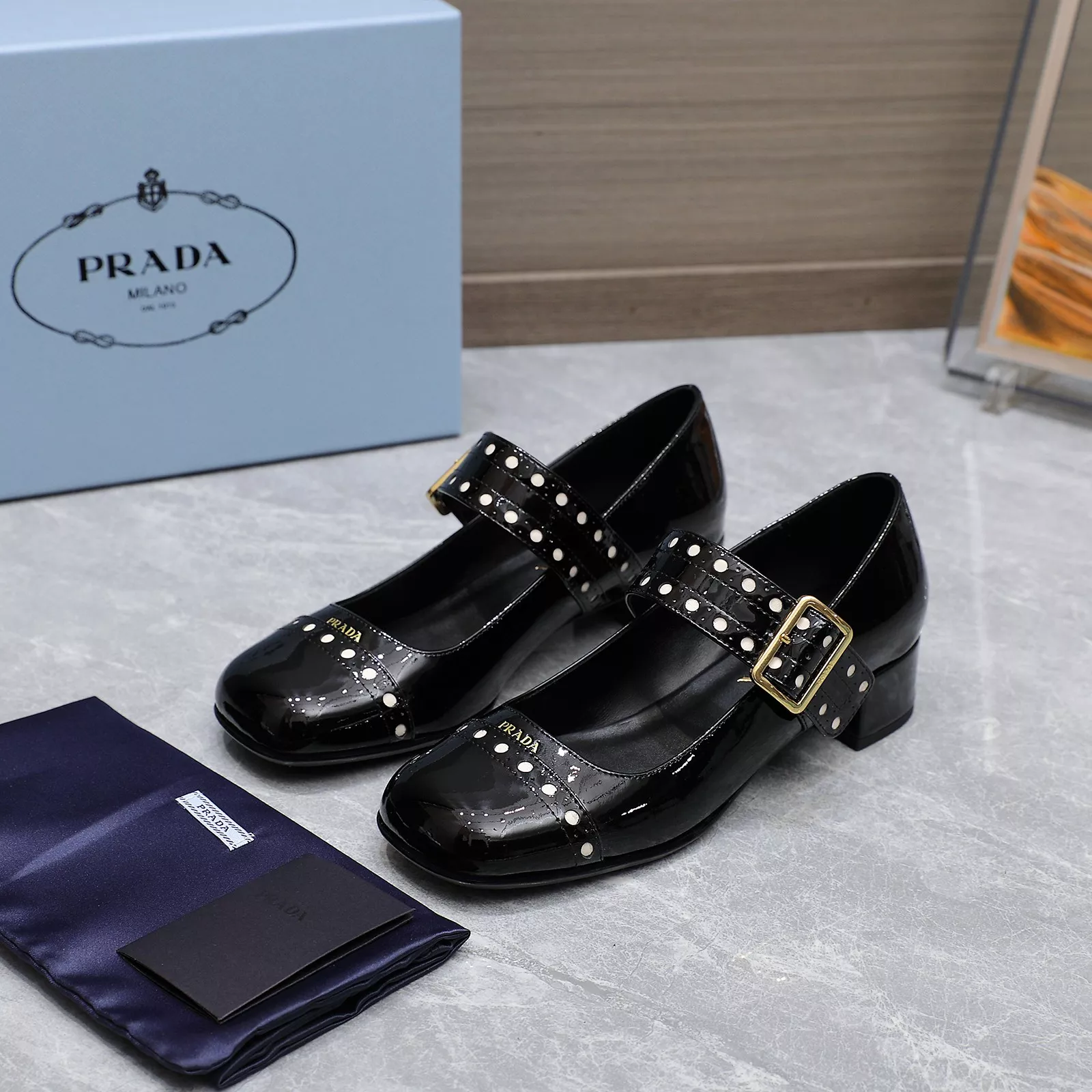 Reliable 9354 Prada High-heeled Shoes For Women