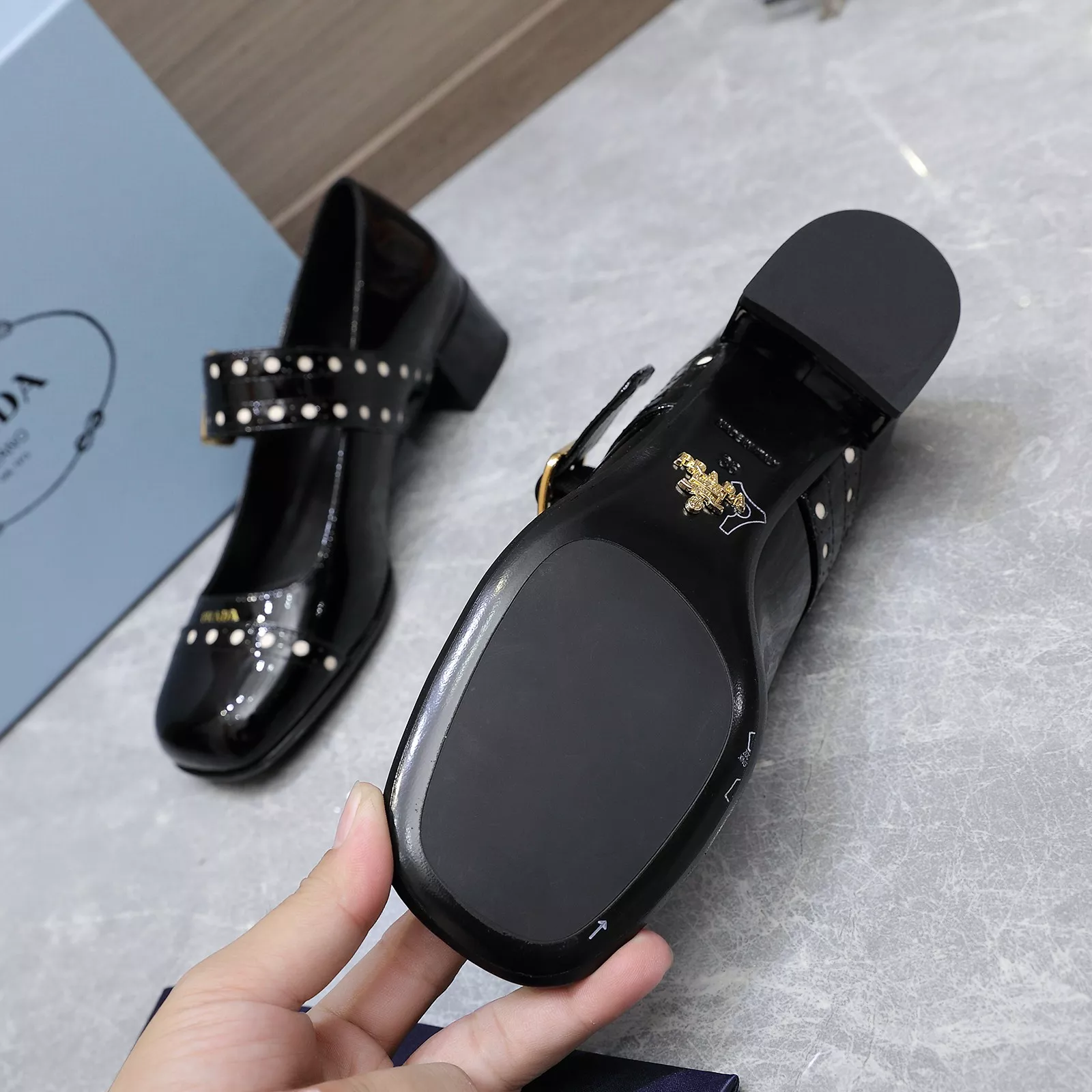 Reliable 9354 Prada High-heeled Shoes For Women