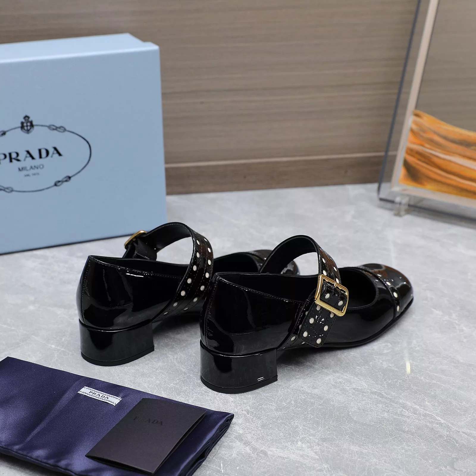 Reliable 9354 Prada High-heeled Shoes For Women