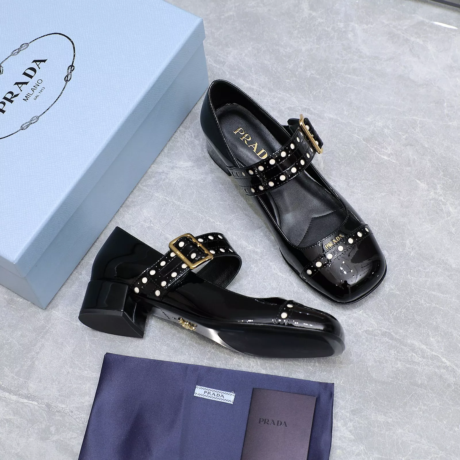 Reliable 9354 Prada High-heeled Shoes For Women