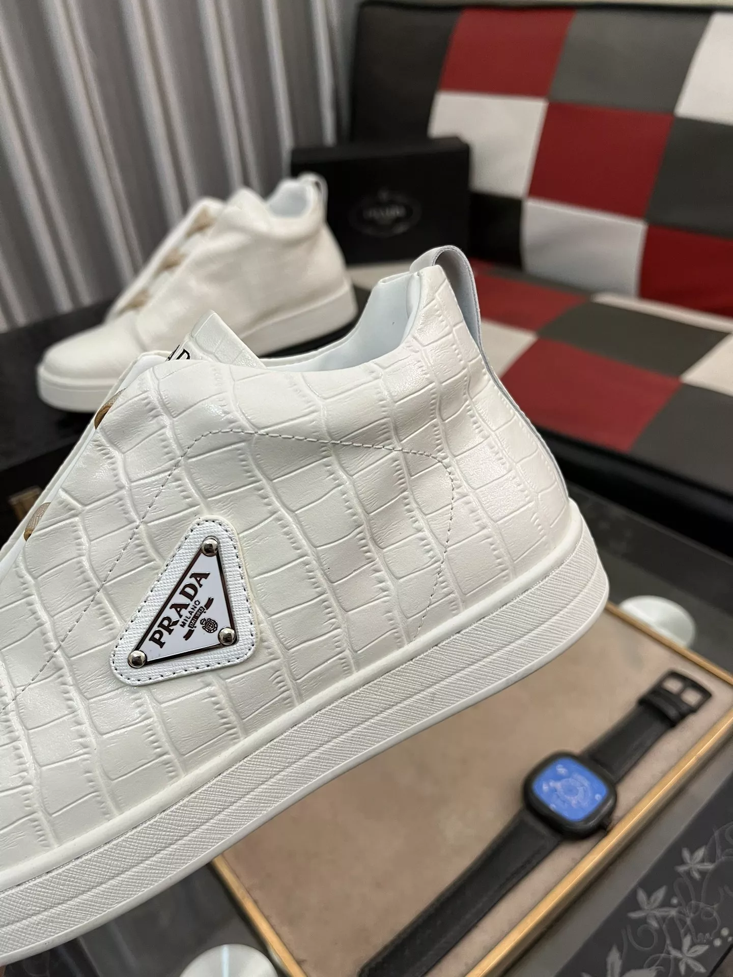 Reliable 9789 Prada High Top Shoes For Men